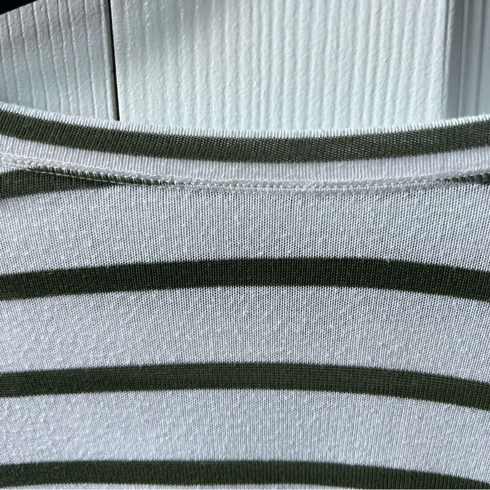 Mix by Hawthorn Stitchfix Arnold Striped Three Quarter Sleeve Knit Top - S - Picture 5 of 7